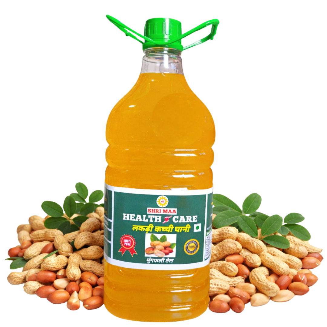 Wood Pressed Groundnut Oil - Image 2